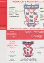 York City v Middlesbrough 18-Jul-2008