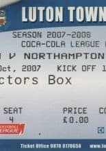 Luton Town v Northampton Town 15-Oct-2007