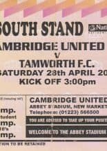 Cambridge United v Tamworth 28-Apr-2007