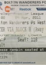 Bolton Wanderers v West Ham United 09-Apr-2011