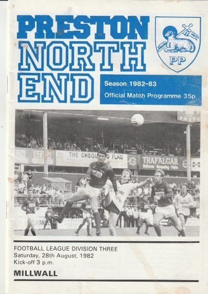 Preston North End v Millwall 28-Aug-1982