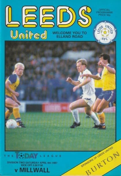 Leeds United v Millwall 04-Apr-1987
