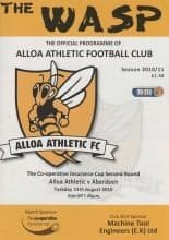 Alloa Athletic v Aberdeen   24-Aug-2010
