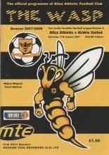 Alloa Athletic v Airdrie United 11-Aug-2007