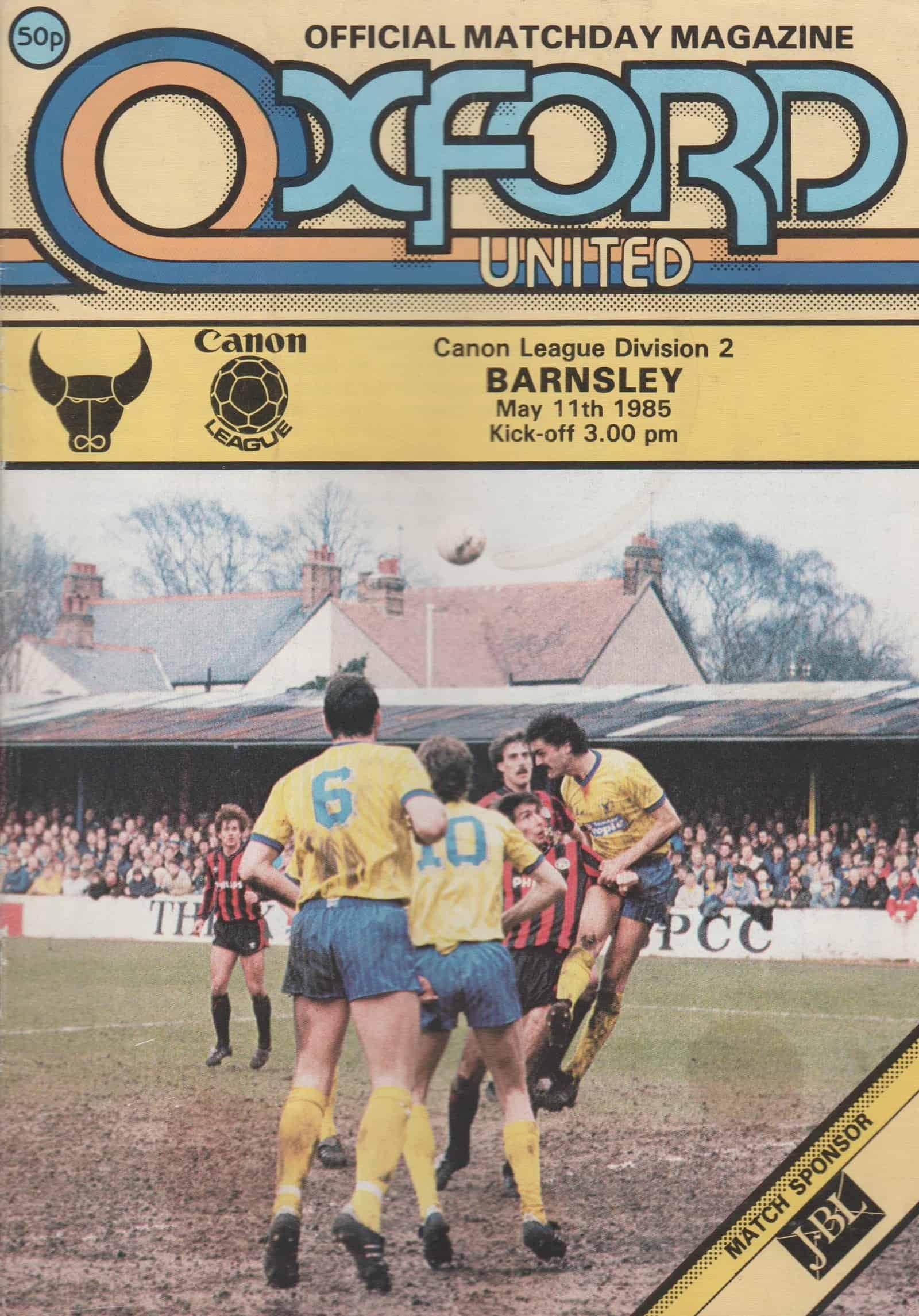 Oxford United v Barnsley  11-May-1985