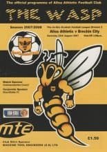 Alloa Athletic v Brechin City  25-Aug-2007