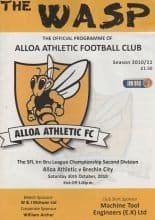 Alloa Athletic v Brechin City  30-Oct-2010