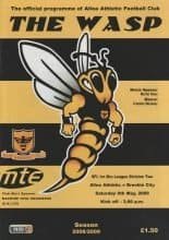 Alloa Athletic v Brechin City  09-May-2009