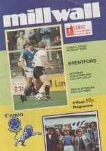 Millwall v Brentford 13-Oct-1984