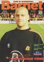 Barnet v Cheltenham Town  05-Feb-2000