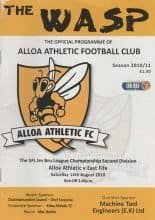 Alloa Athletic v East Fife  14-Aug-2010