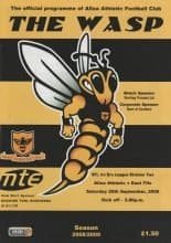Alloa Athletic v East Fife 20-Sep-2008