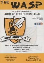 Alloa Athletic v East Fife   05-Mar-2011