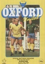 Oxford United v Everton  18-Jan-1984