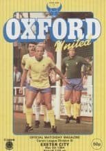 Oxford United v Exeter City 05-May-1984