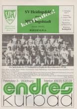 SV Heidingsfeld v MTV Ingolstadt  08-Aug-1987