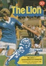 Millwall v Kidderminster Harriers  25-Nov-1980
