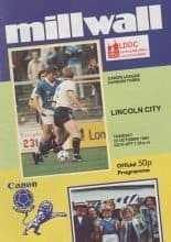 Millwall v Lincoln City 23-Oct-1984