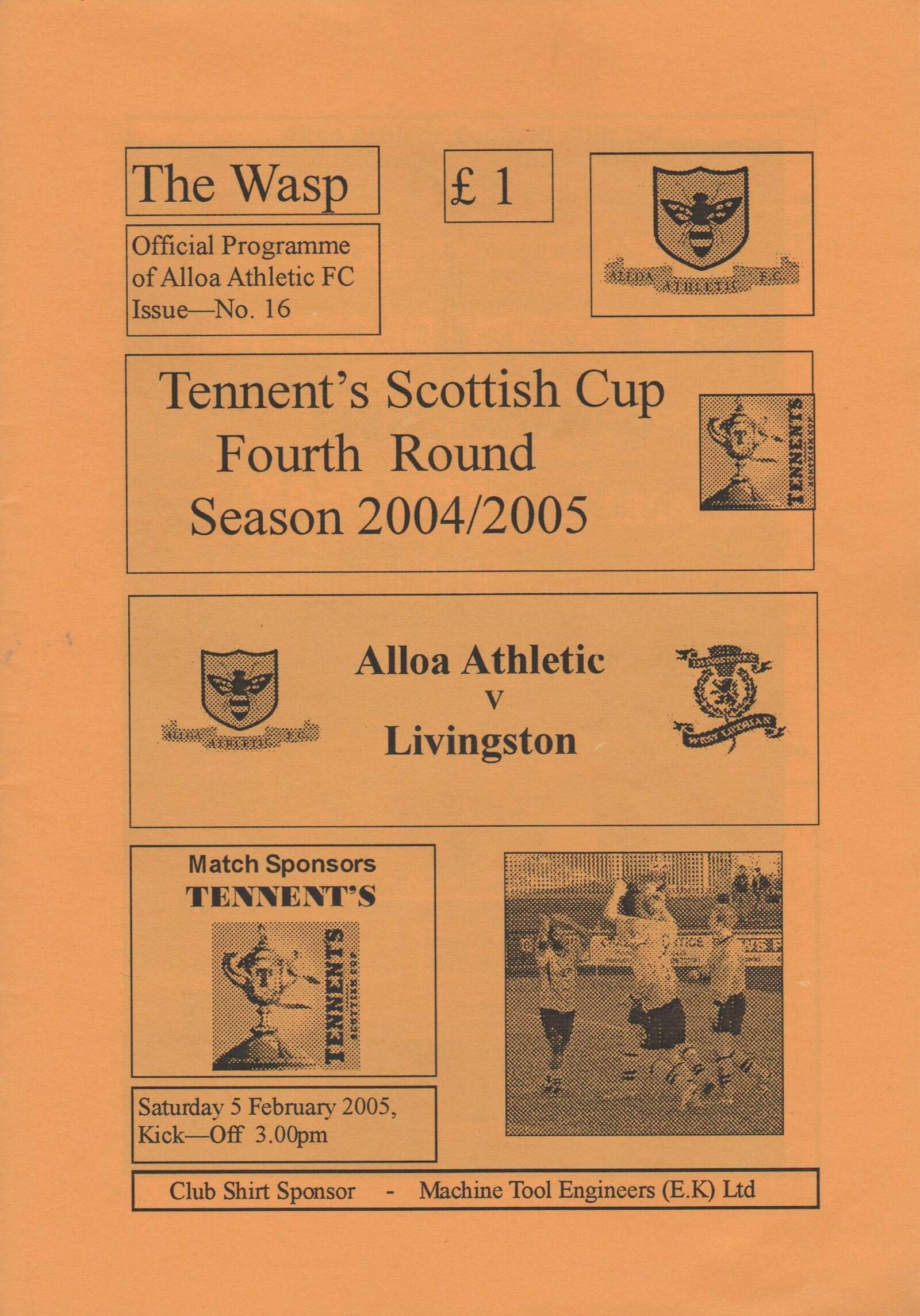 Alloa Athletic v Livingston  05-Feb-2005