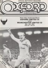 Oxford United v Manchester United XI  14-May-1985