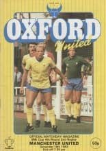 Oxford United v Manchester United  19-Dec-1983