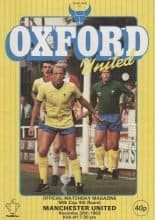Oxford United v Manchester United  30-Nov-1983