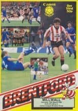 Brentford v Millwall 16-Mar-1985