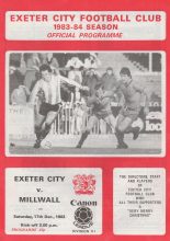 Exeter City v Millwall  17-Dec-1983