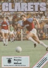 Burnley v Millwall 17-Mar-1984