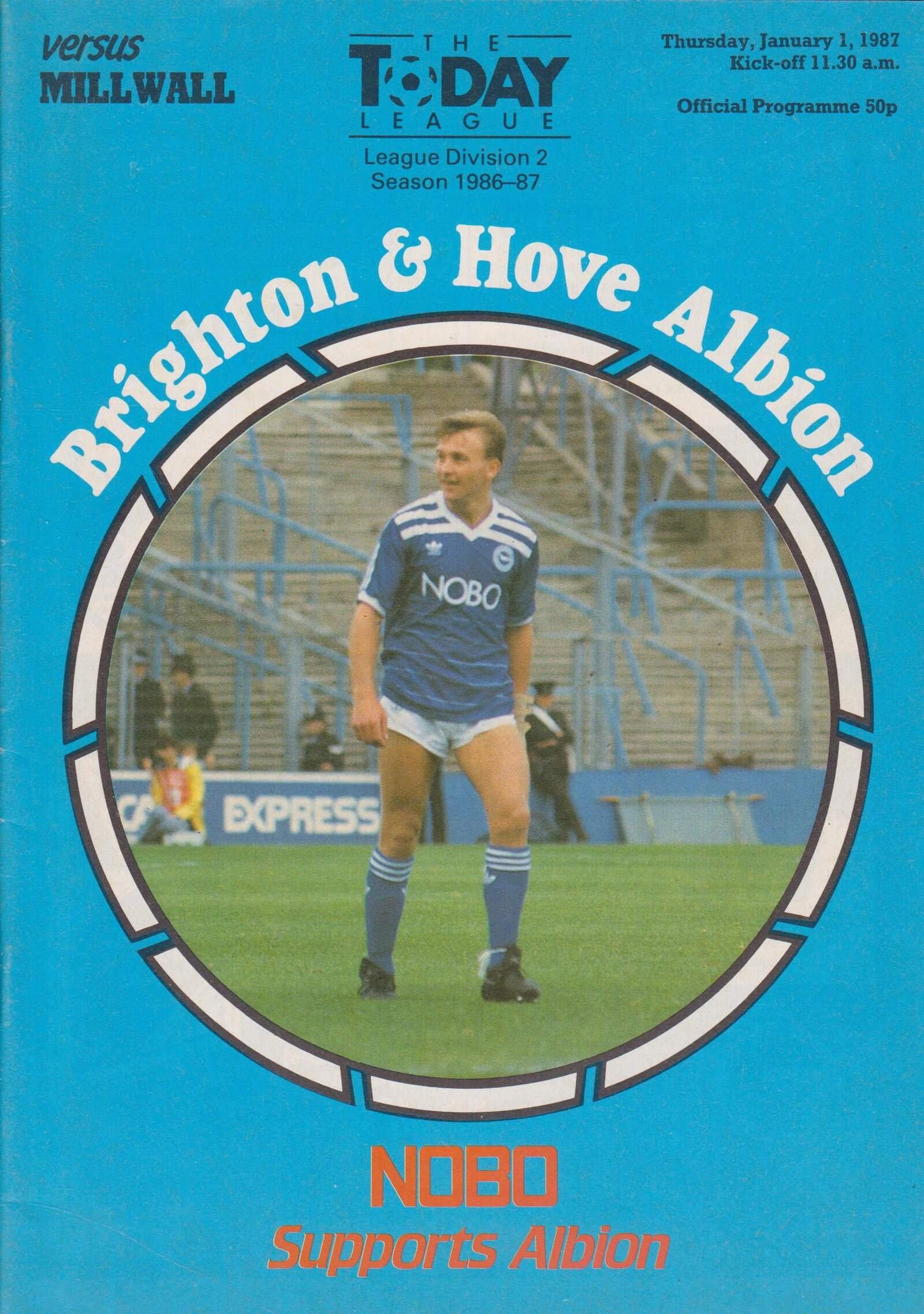 Brighton and Hove Albion v Millwall 01-Jan-1987