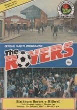 Blackburn Rovers v Millwall 21-Feb-1987