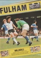 Fulham v Millwall 22-Oct-1980