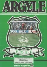 Plymouth Argyle v Millwall  22-Dec-1984