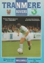 Tranmere Rovers v Millwall 26-Dec-1992