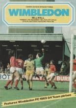 Wimbledon v Millwall  27-Dec-1983