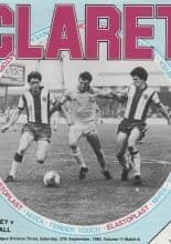 Burnley v Millwall 27-Sep-1980