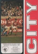 Bristol City v Millwall 02-Mar-1985