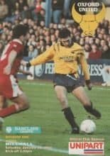 Oxford United v Millwall  30-Jan-1993
