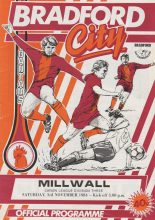 Bradford City v Millwall 03-Nov-1984