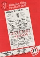 Lincoln City v Millwall  04-Dec-1982