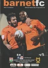 Barnet v Milton Keynes Dons 03-Dec-2011