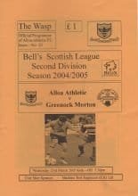 Alloa Athletic v Greenock Morton 23-Mar-2005