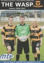Alloa Athletic v Peterhead  12-Aug-2006