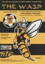 Alloa Athletic v Peterhead  20-Oct-2007