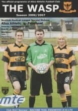 Alloa Athletic v Peterhead   24-Feb-2007