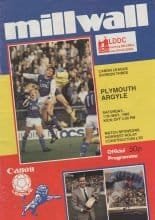 Millwall v Plymouth Argyle  11-May-1985
