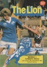 Millwall v Plymouth Argyle  29-Nov-1980