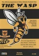 Alloa Athletic v Raith Rovers  24-Jan-2009