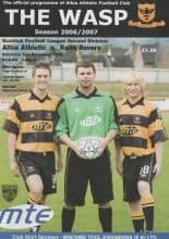 Alloa Athletic v Raith Rovers  02-Dec-2006