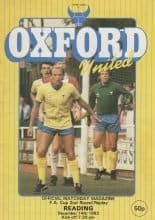 Oxford United v Reading 14-Dec-1983